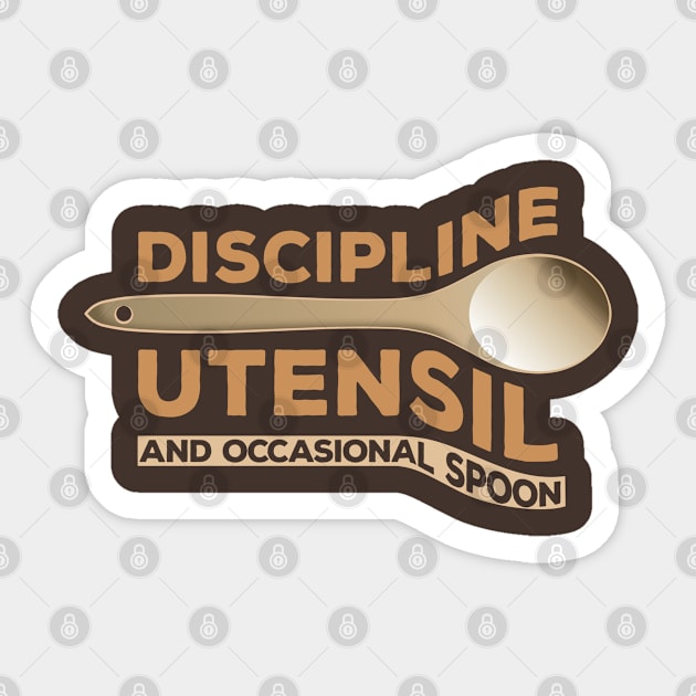 Wooden Spoon Discipline Utensil Sticker by Worldengine